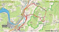 obrazok 1 trasy Považská Bystrica - Manínska Ties?ava - Kostolec - Plevník Drie?ové - Považská Bystrica